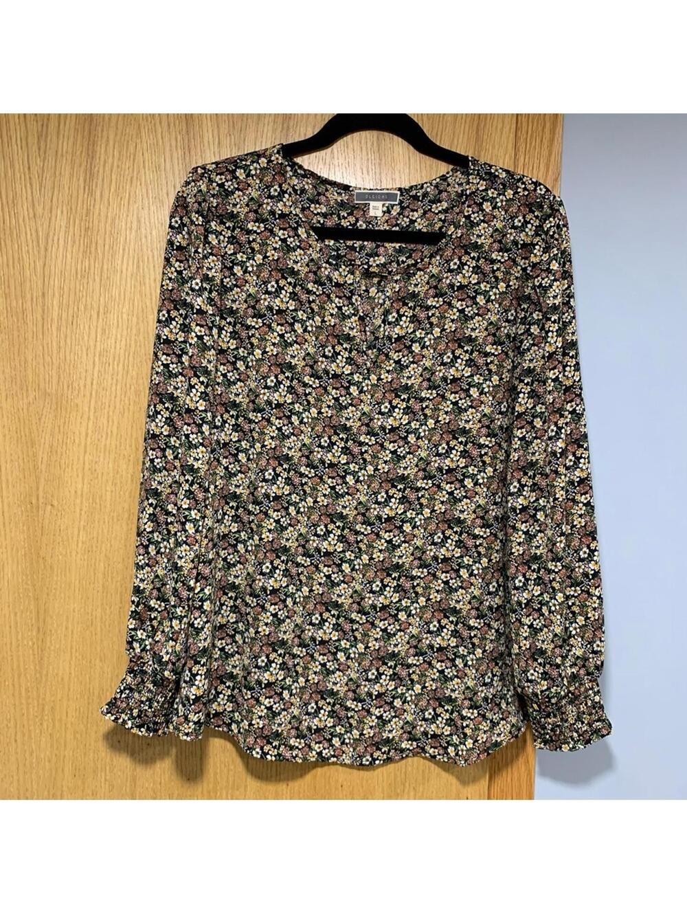 Pleione Floral Blouse - Size Large